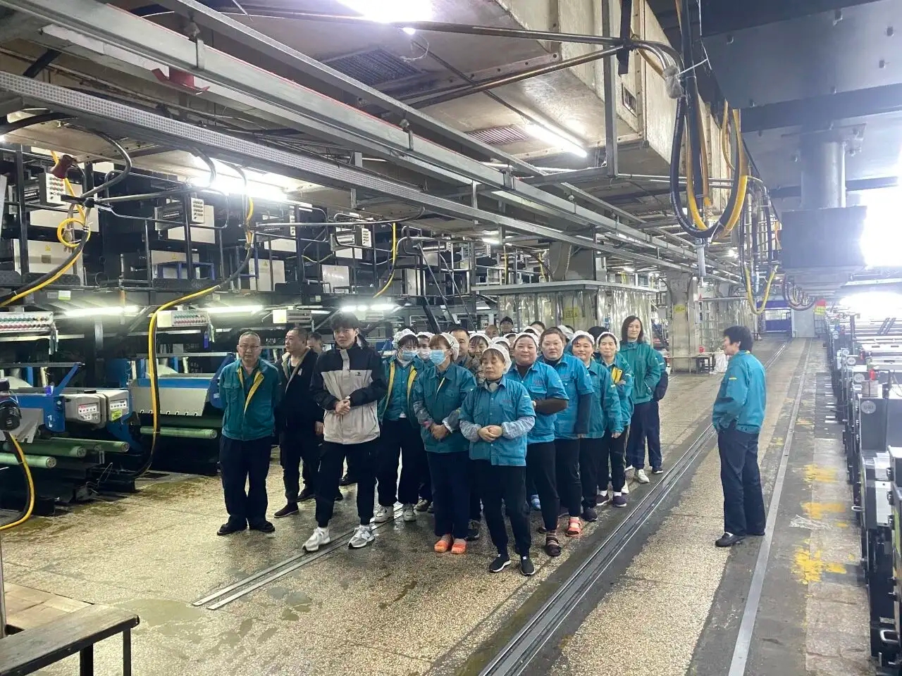 Poliester Changshu izvaja vajo evakuacije v sili